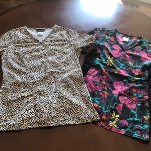 NWT Bundle of 2 Cherokee scrub tops XS